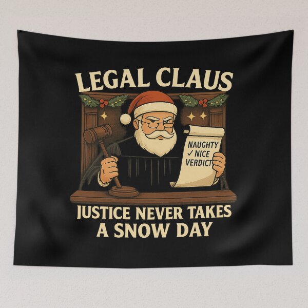Item preview, Legal Claus – Funny Lawyer Christmas Pun Design designed and sold by AddictiveDesign.