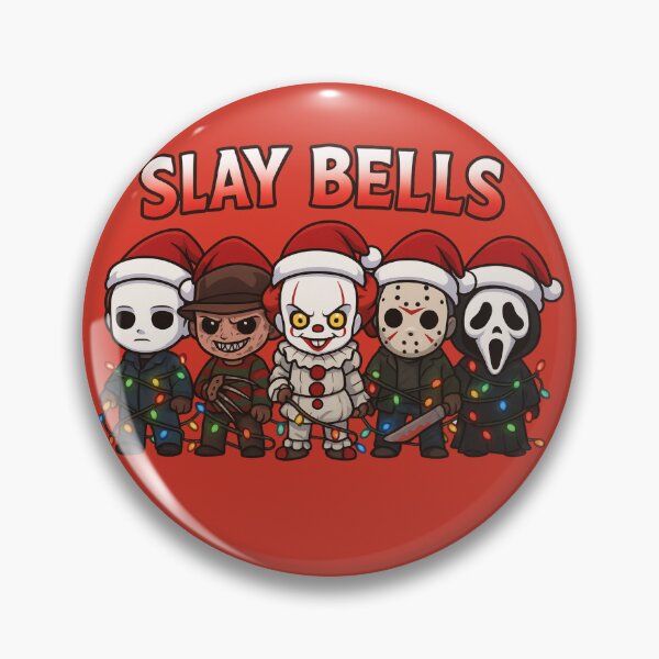 Item preview, Slay Bells Fun Cute Horror Design designed and sold by FandomFunStudio.