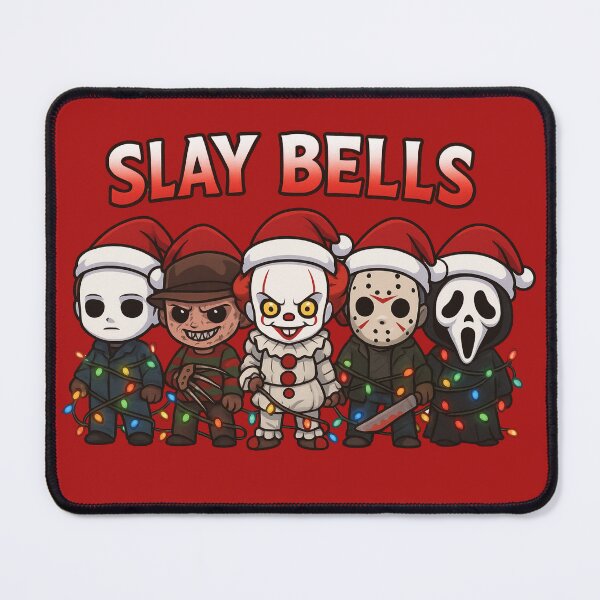 Item preview, Slay Bells Fun Cute Horror Design designed and sold by FandomFunStudio.