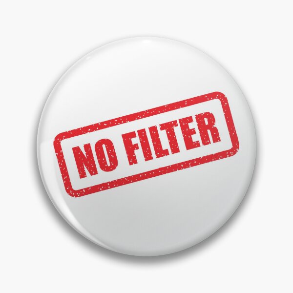 Item preview, NO FILTER Stamp Graphic – Bold Distressed Text designed and sold by RetroChill.