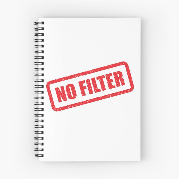 Item preview, NO FILTER Stamp Graphic – Bold Distressed Text designed and sold by RetroChill.