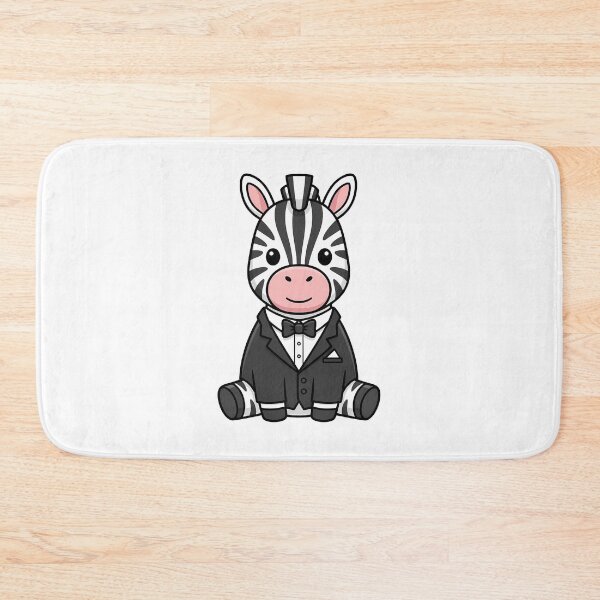 Item preview, Dapper Little Zebra in a Tuxedo Illustration designed and sold by k3rstman1.