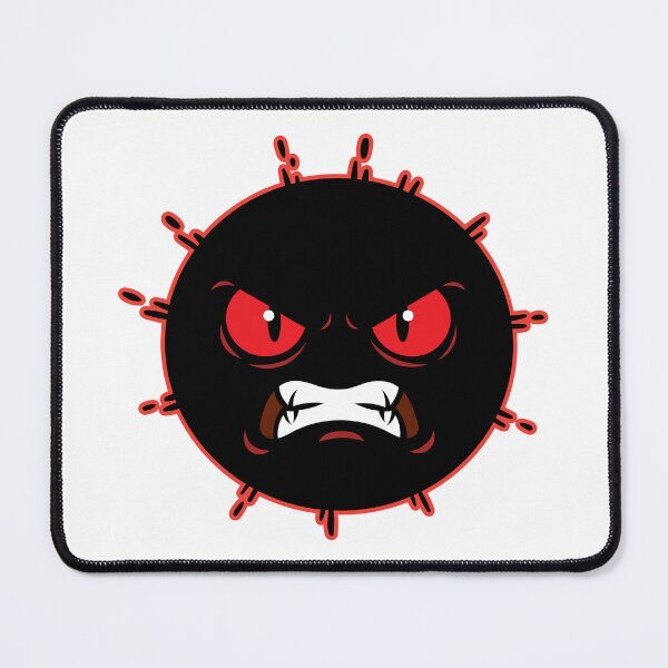 Item preview, Cartoon Style Black Angry Circle designed and sold by Brainstorming99.