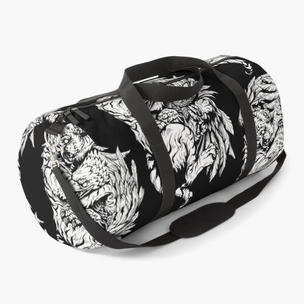 Item preview, Tiger vs Eagle Tattoo Style Hand-drawn Illustration designed and sold by JOTCH.art.