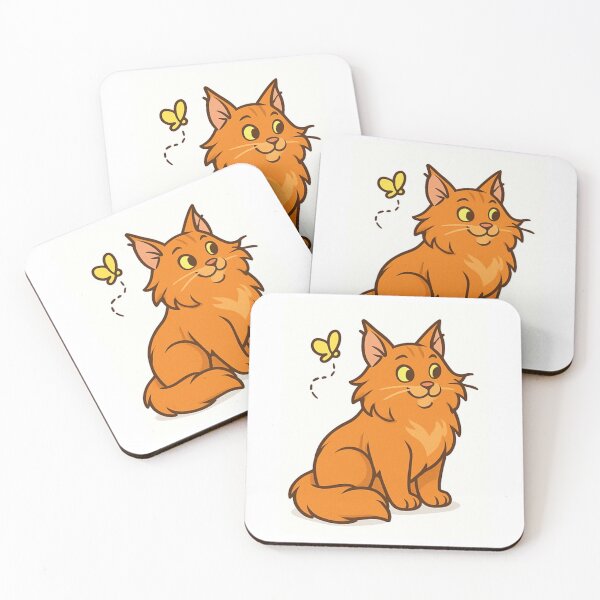 Item preview, Mr Maine Coon and a Butterfly Pal designed and sold by OrangeMaineCoon.