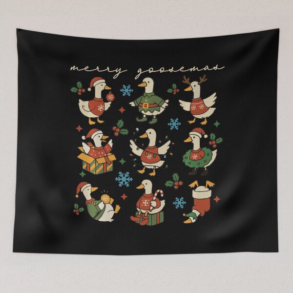 Item preview, Merry Goosmas Silly Goose Santa Christmas designed and sold by LightCoverSame.