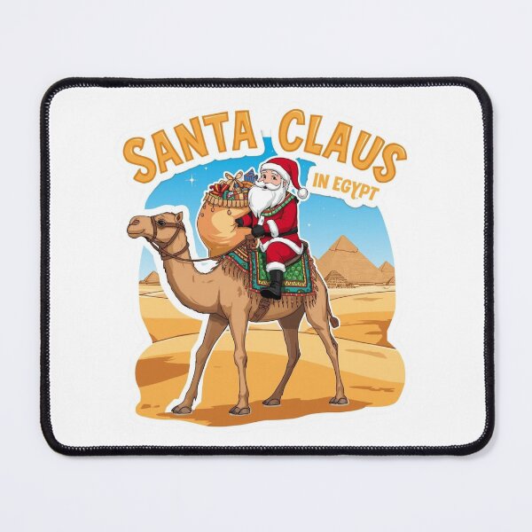 Item preview, Merry Christmas – Santa Claus Visits the Pyramids designed and sold by AndrewYoko.