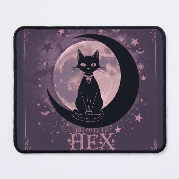 Item preview, Too Cute To Hex Cat designed and sold by MakarenaCreate.