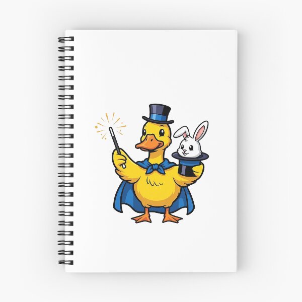 Item preview, Cute Magician Duck with Rabbit in Hat Design designed and sold by k3rstman1.