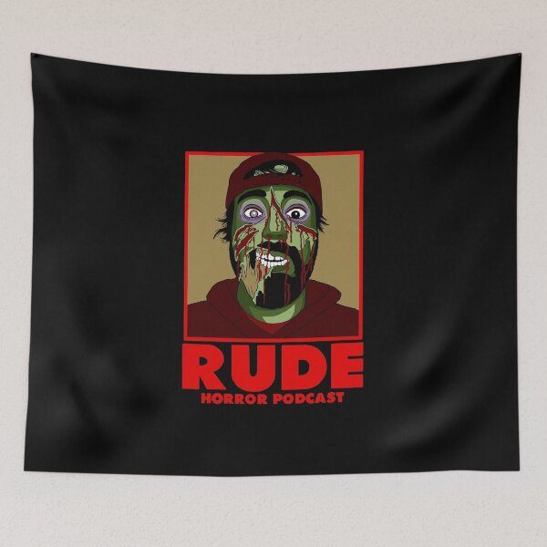 Item preview, Rude Horror Podcast designed and sold by TwiceVintageSales.