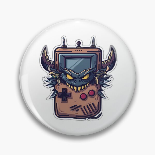 Item preview, Retro Demon Game Console | Dark Gaming Monster Art | Gamer Aesthetic Design designed and sold by Dter.
