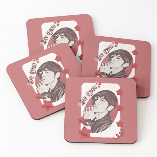 Item preview, Jay Chou Mandopop Singer Chinese Actor Cdrama Chinese Entertainment Card Red Aesthetic Collage Design designed and sold by AJUNICE STUDIO.