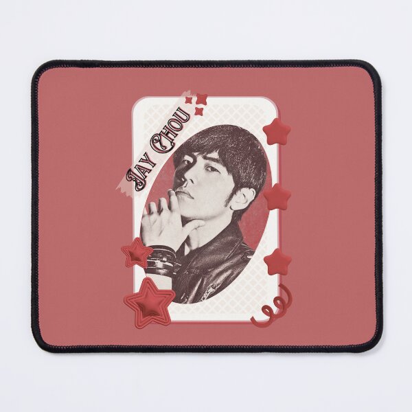 Item preview, Jay Chou Mandopop Singer Chinese Actor Cdrama Chinese Entertainment Card Red Aesthetic Collage Design designed and sold by AJUNICE STUDIO.