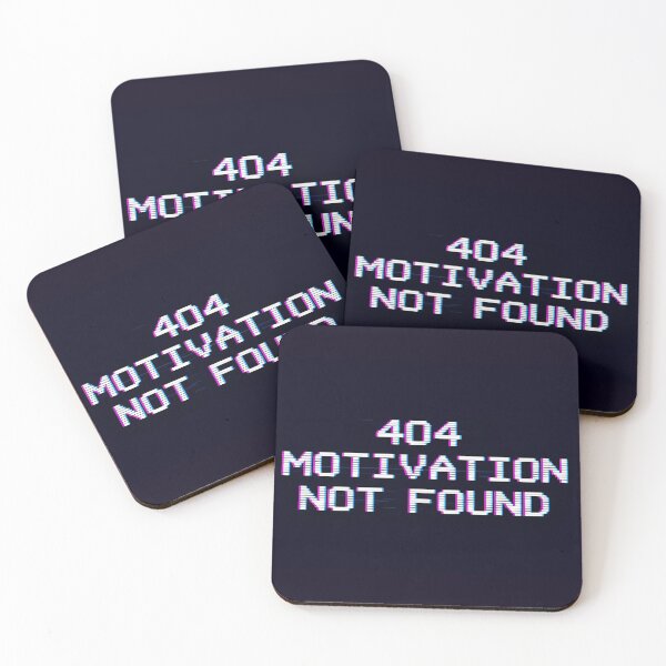 Item preview, 404 Motivation Not Found designed and sold by MakarenaCreate.