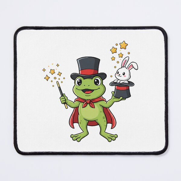 Item preview, Cute Frog Magician with Bunny Hat Trick Design designed and sold by k3rstman1.