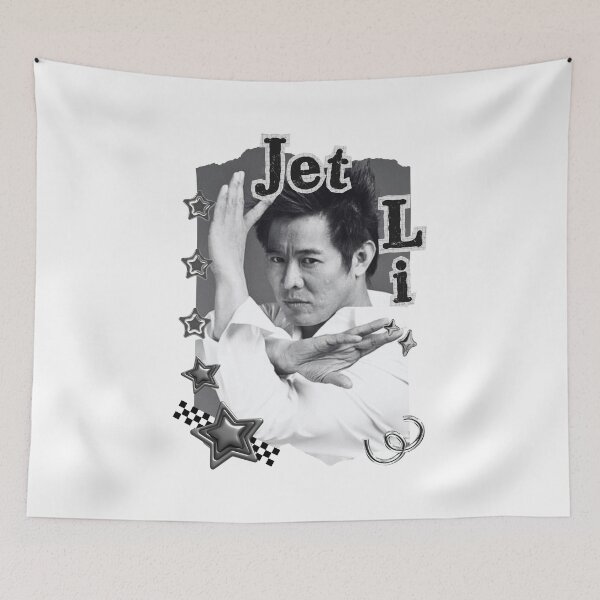 Item preview, Jet Li Chinese Actor Cdrama Chinese Entertainment Black and White Collage Digital Art Portrait designed and sold by AJUNICE STUDIO.