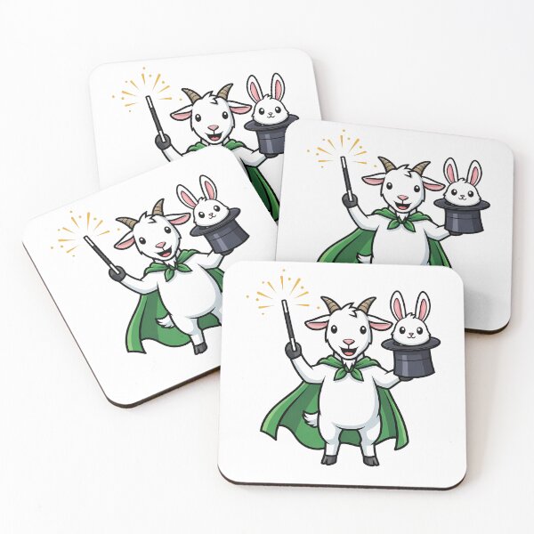 Item preview, Cute Magician Goat with Rabbit from Hat Design designed and sold by k3rstman1.