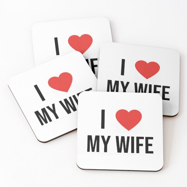 Item preview, I Heart My Wife designed and sold by ProperGoodArt.