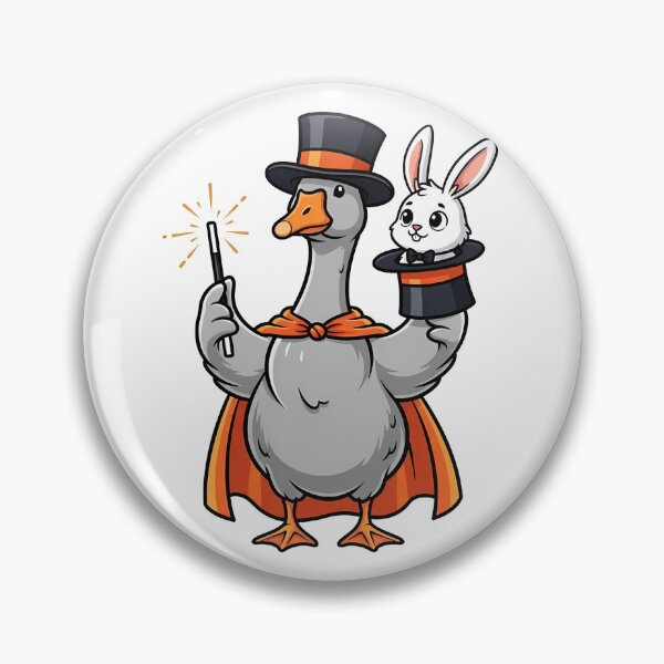 Item preview, The Amazing Magician Goose & Bunny Show Graphic designed and sold by k3rstman1.