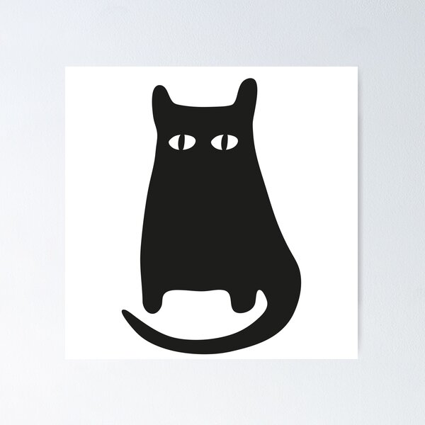 Item preview, gato negro designed and sold by LeoBarreraT.