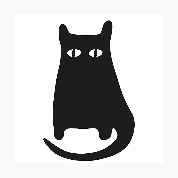 Item preview, gato negro designed and sold by LeoBarreraT.