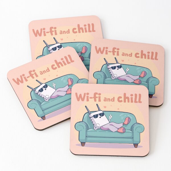 Item preview, Wi-fi and Chill designed and sold by MakarenaCreate.