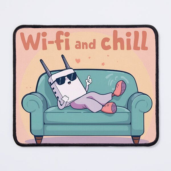 Item preview, Wi-fi and Chill designed and sold by MakarenaCreate.