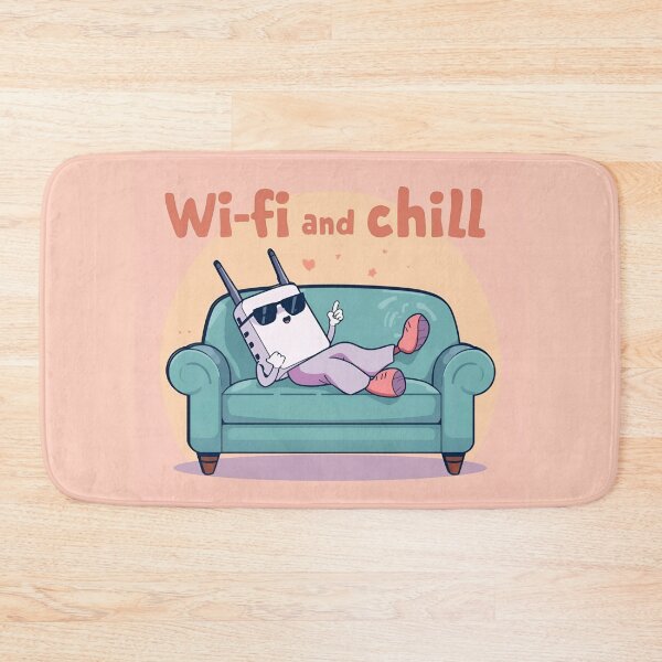 Item preview, Wi-fi and Chill designed and sold by MakarenaCreate.