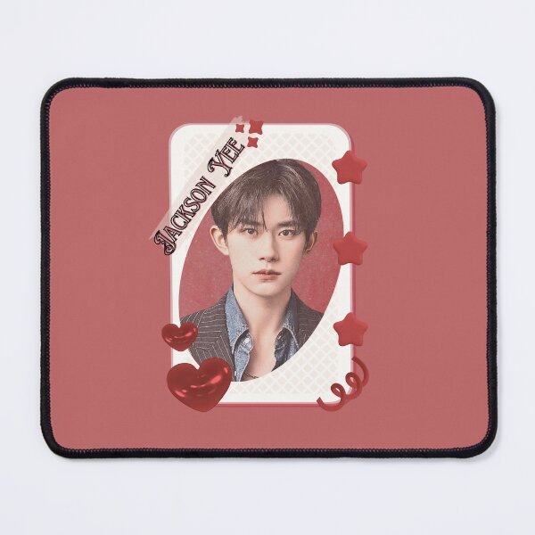 Item preview, Jackson Yee (Yi Yangqianxi 易烊千玺) Chinese Actor Cdrama Chinese Entertainment Card Red Aesthetic Collage Design designed and sold by AJUNICE STUDIO.