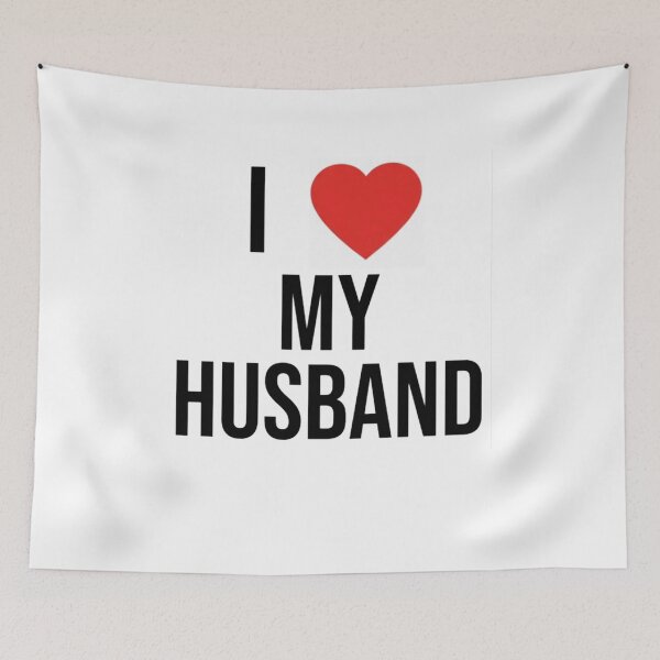 Item preview, I Heart My Husband designed and sold by ProperGoodArt.
