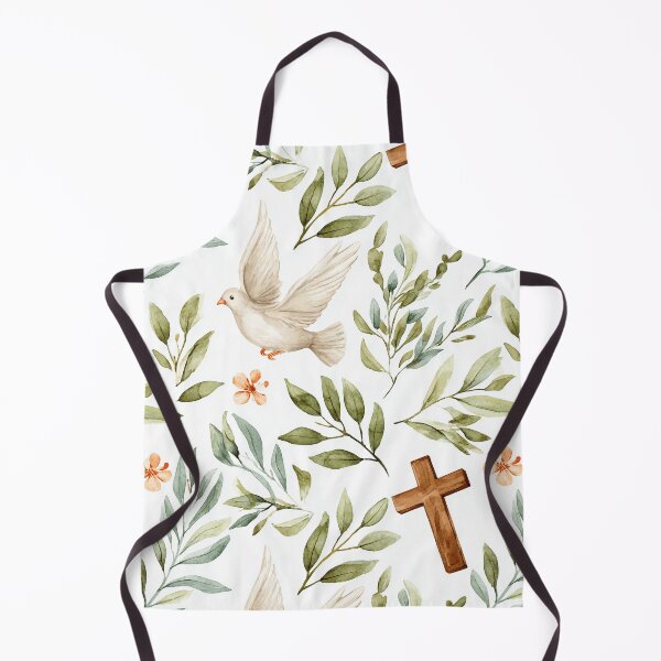 Item preview, Christian Symbolism Pattern, Doves, Crosses, and Leaves designed and sold by Alaska Magick.