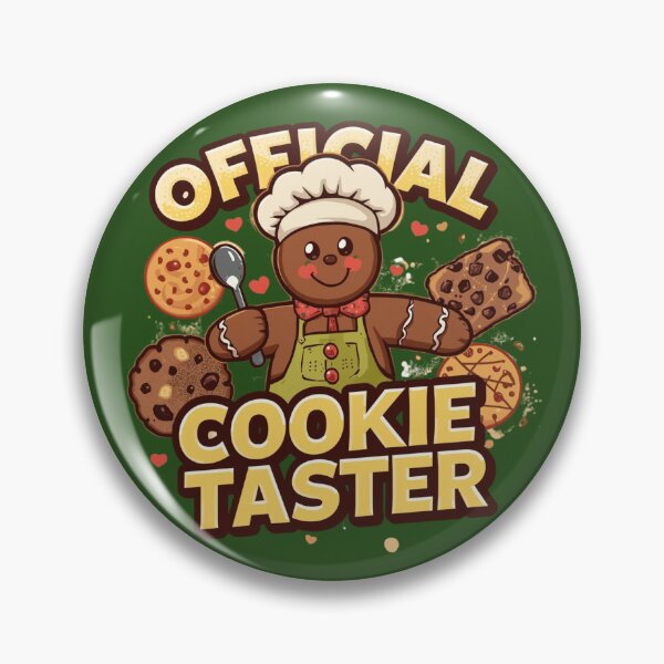 Item preview, Cute Gingerbread Official Cookie Taster Christmas Design designed and sold by ArtBySylvia.