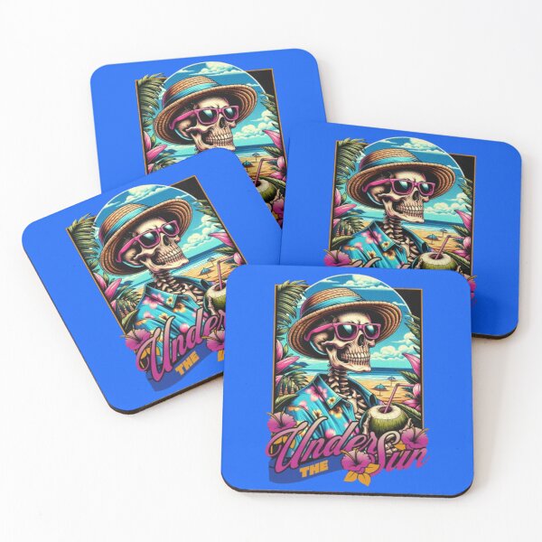Item preview, Under the Sun – Tropical Skeleton Vacation Vibe designed and sold by WAKYSHOP.