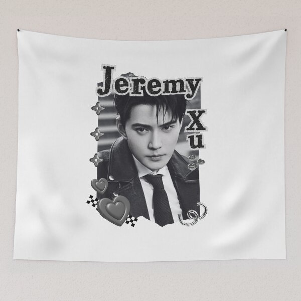 Item preview, Jeremy Xu (Xu Zhengxi 徐正溪) Chinese Actor Cdrama Chinese Entertainment Black and White Collage Digital Art Portrait designed and sold by AJUNICE STUDIO.