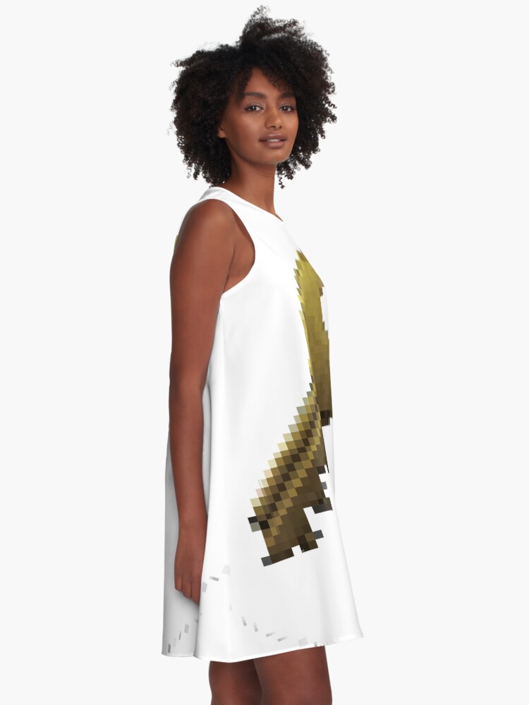Alternate view of Pixiilated Key by RootCat A-Line Dress