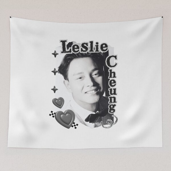 Item preview, Leslie Cheung Chinese Actor Cdrama Chinese Entertainment Black and White Collage Digital Art Portrait designed and sold by AJUNICE STUDIO.