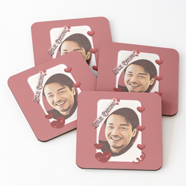 Item preview, Leslie Cheung Chinese Actor Cdrama Chinese Entertainment Card Red Aesthetic Collage Design designed and sold by AJUNICE STUDIO.