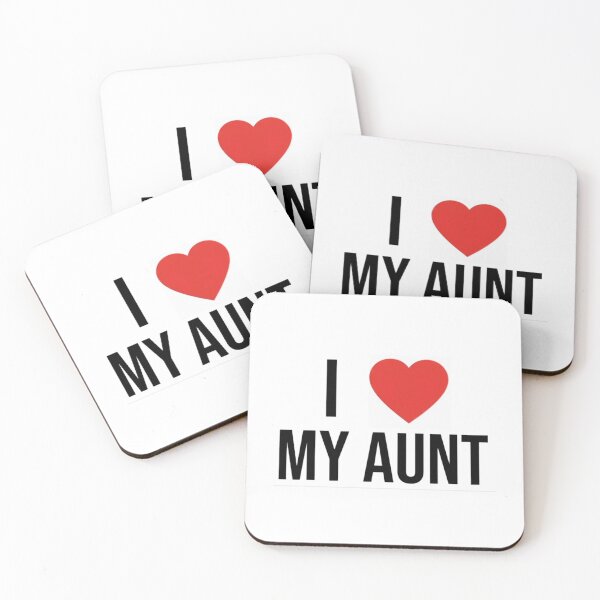 Item preview, I Heart My Aunt designed and sold by ProperGoodArt.