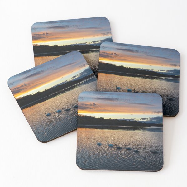 Item preview, Swans Returning Home at Dusk designed and sold by Kasia Design.