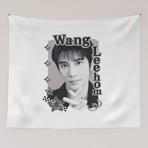 Item preview, Wang Leehom (Leonardo) (王力宏) Chinese Actor Cdrama Chinese Entertainment Black and White Collage Digital Art Portrait designed and sold by AJUNICE STUDIO.