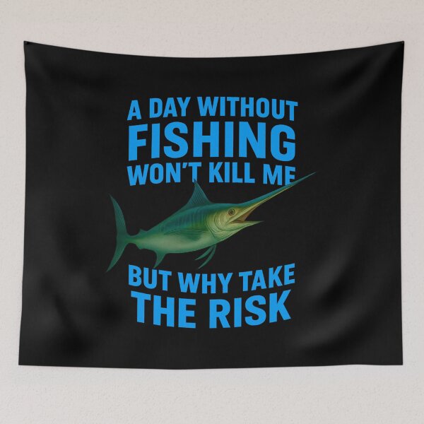 Item preview, Fishing Boating Funny Blue Swordfish designed and sold by ChristinasMess.