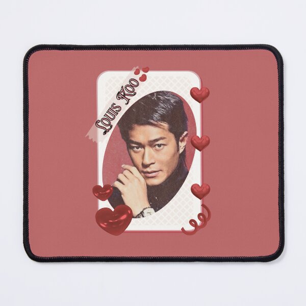 Item preview, Louis Koo Chinese Actor Cdrama Chinese Entertainment Card Red Aesthetic Collage Design designed and sold by AJUNICE STUDIO.