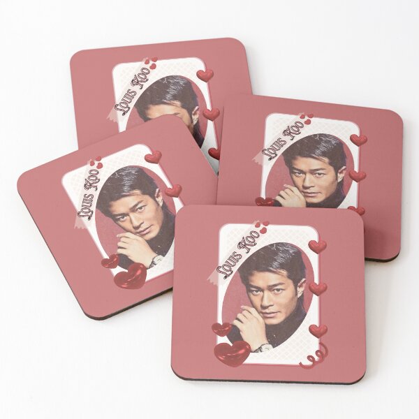 Item preview, Louis Koo Chinese Actor Cdrama Chinese Entertainment Card Red Aesthetic Collage Design designed and sold by AJUNICE STUDIO.