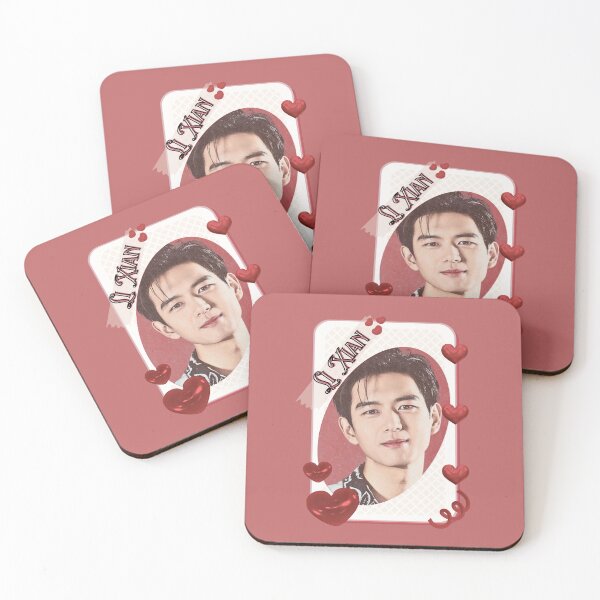 Item preview, Li Xian (李现) Chinese Actor Cdrama Chinese Entertainment Card Red Aesthetic Collage Design designed and sold by AJUNICE STUDIO.