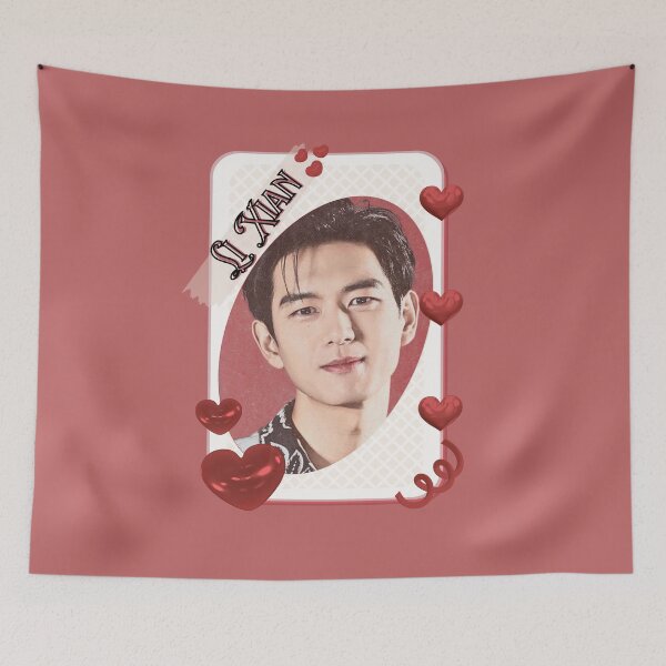 Item preview, Li Xian (李现) Chinese Actor Cdrama Chinese Entertainment Card Red Aesthetic Collage Design designed and sold by AJUNICE STUDIO.