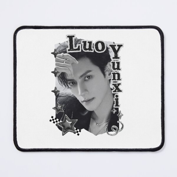 Item preview, Luo Yunxi (Leo Luo) (罗云熙) Chinese Actor Cdrama Chinese Entertainment Black and White Collage Digital Art Portrait designed and sold by AJUNICE STUDIO.