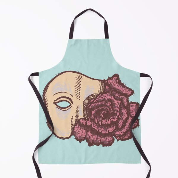 Item preview, flower mask art | hidden beauty | rose design |  designed and sold by Half Mess.