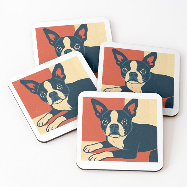 Artikelvorschau, Porträt eines Boston Terriers entworfen und verkauft von Caroline Communications LLC.