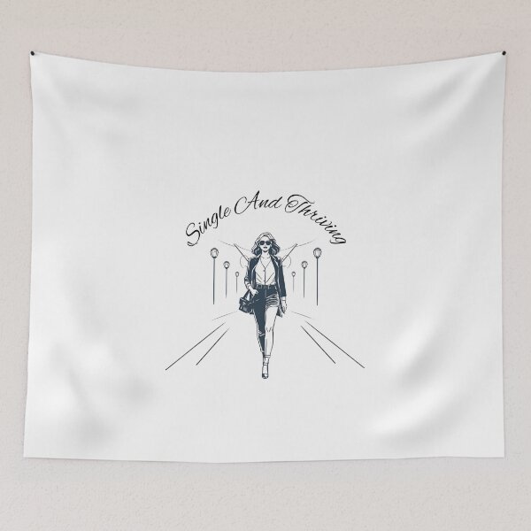 Item preview, Single And Thriving designed and sold by MakarenaCreate.