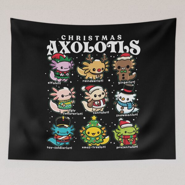 Item preview, Axolotls Santa Hat Christmas Pajama designed and sold by WeFineMost.